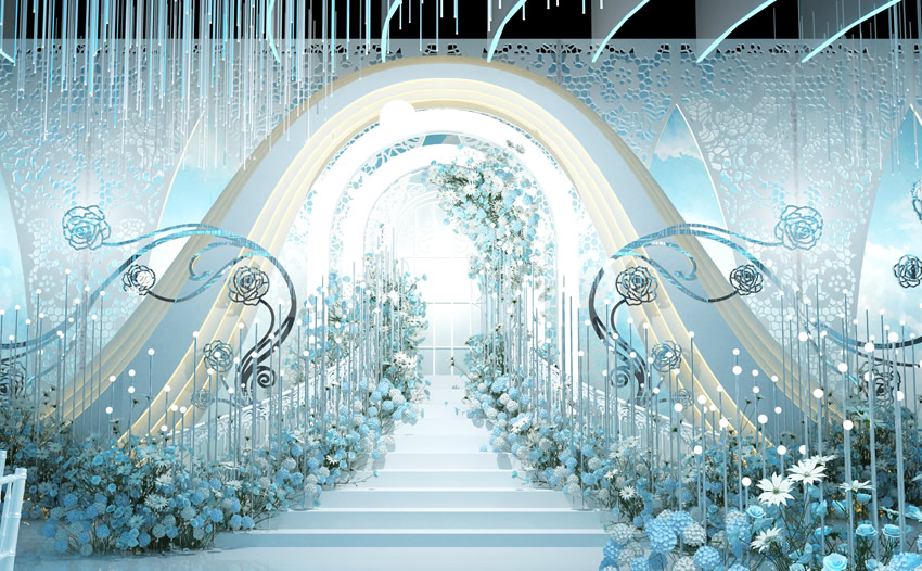 源汇釡香烙馍村水晶厅效果展示